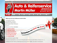 Tablet Screenshot of mueller-reifen.de